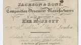 Jackson & Sons trade card