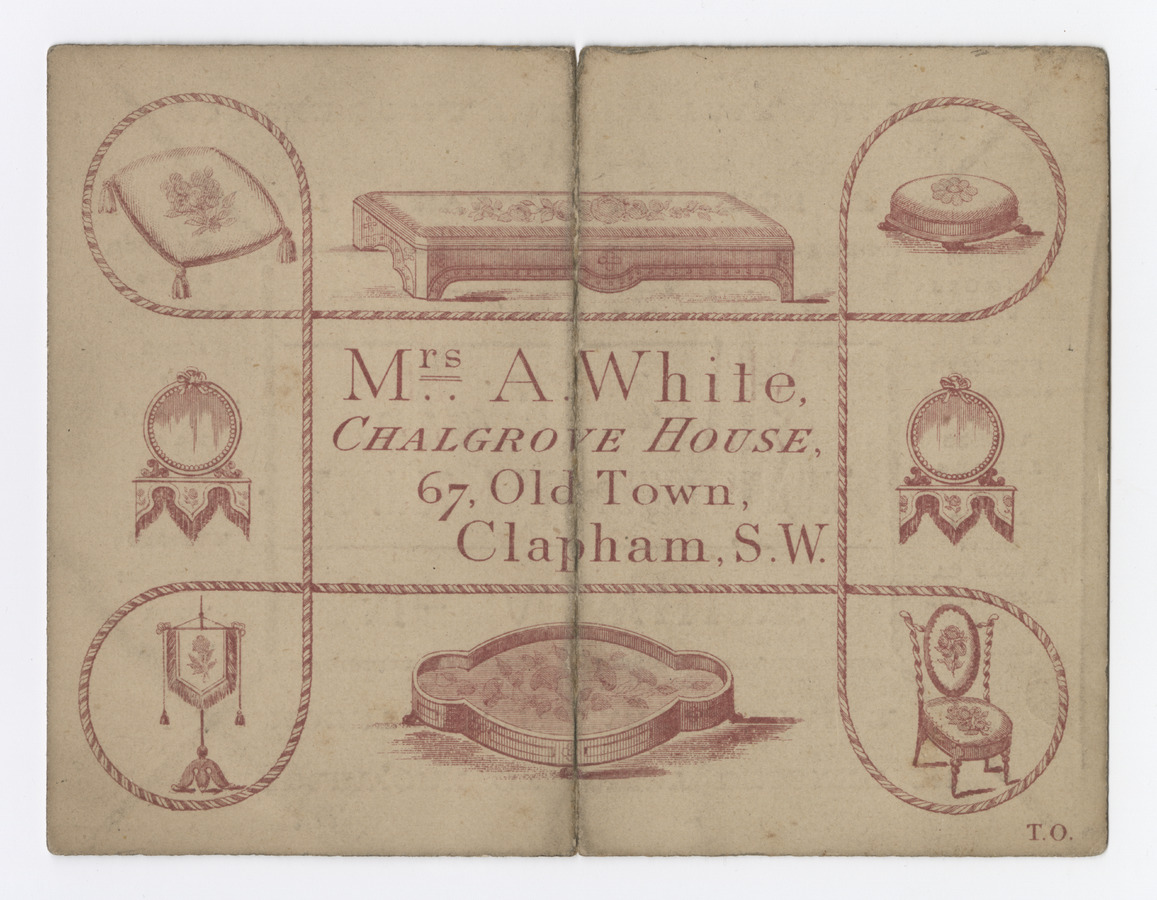 Mrs A. White trade card - image 1