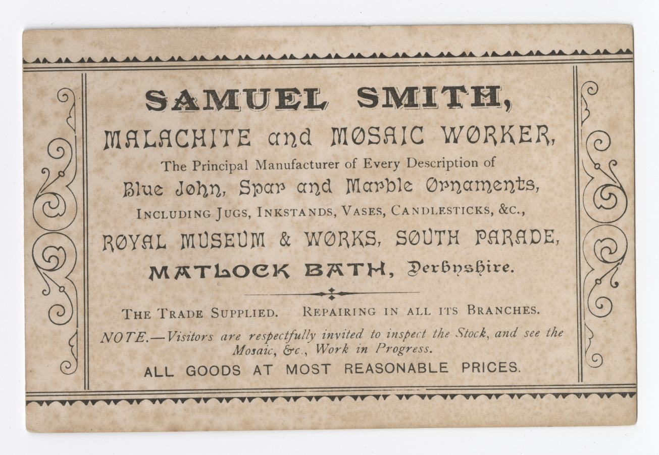 Samuel Smith trade card - image 1