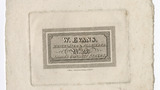 W. Evans trade card (label)