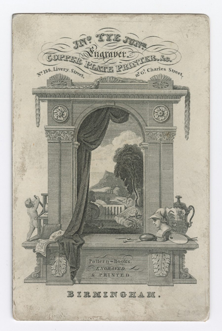 John Tye, Junior trade card - image 1