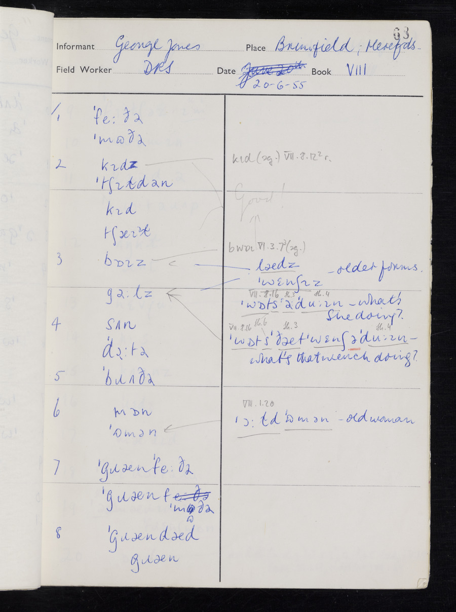 Brimfield Response Book - 15He1 Media credit University of Leeds