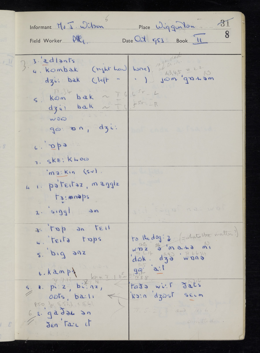 Wigginton Response Book - 12St10 Media credit University of Leeds