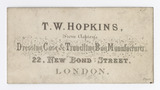 T. W. Hopkins trade card