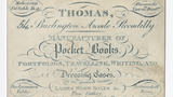 Thomas trade card