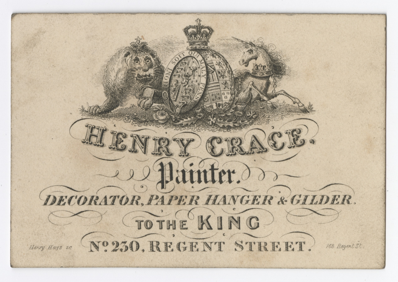 Henry Crace trade card - image 1