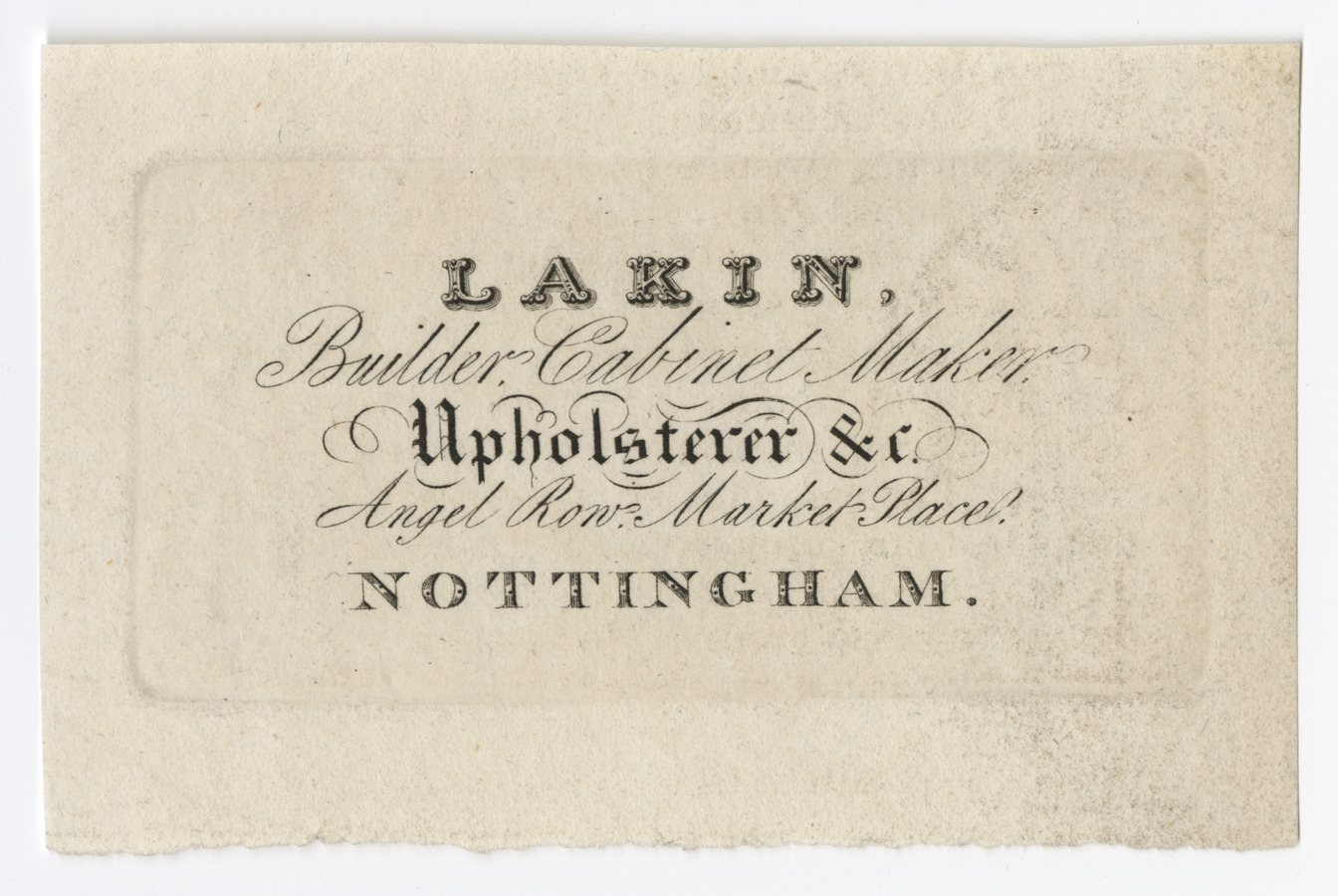 Lakin trade card - image 1