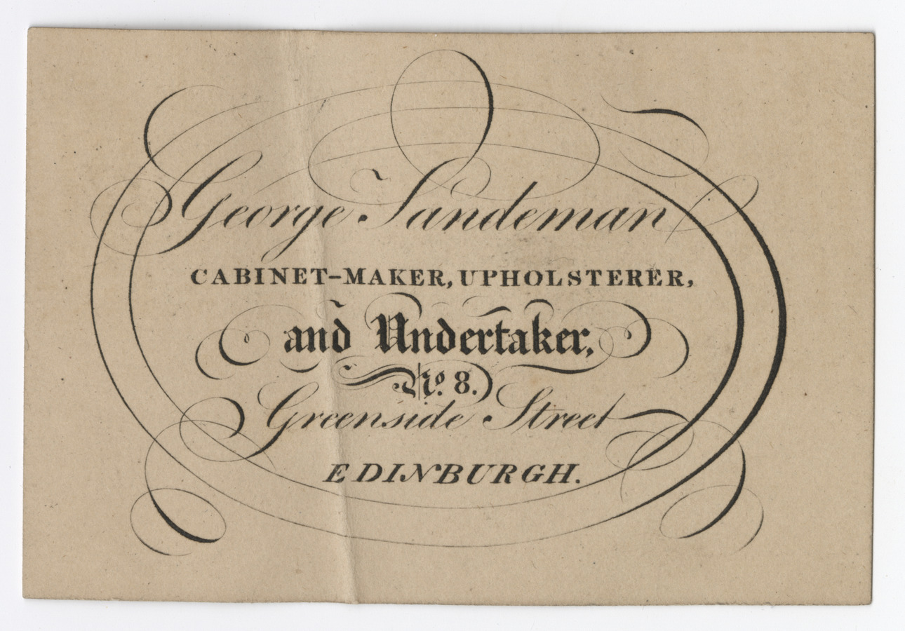 George Sandeman trade card - image 1