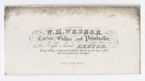 W. H. Webber trade card