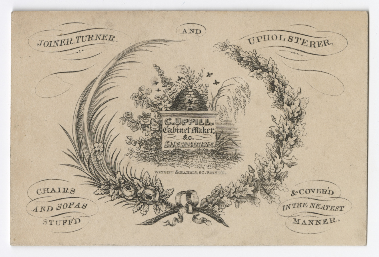 C. Uppill trade card - image 1