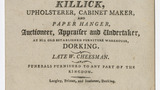 Killick trade card