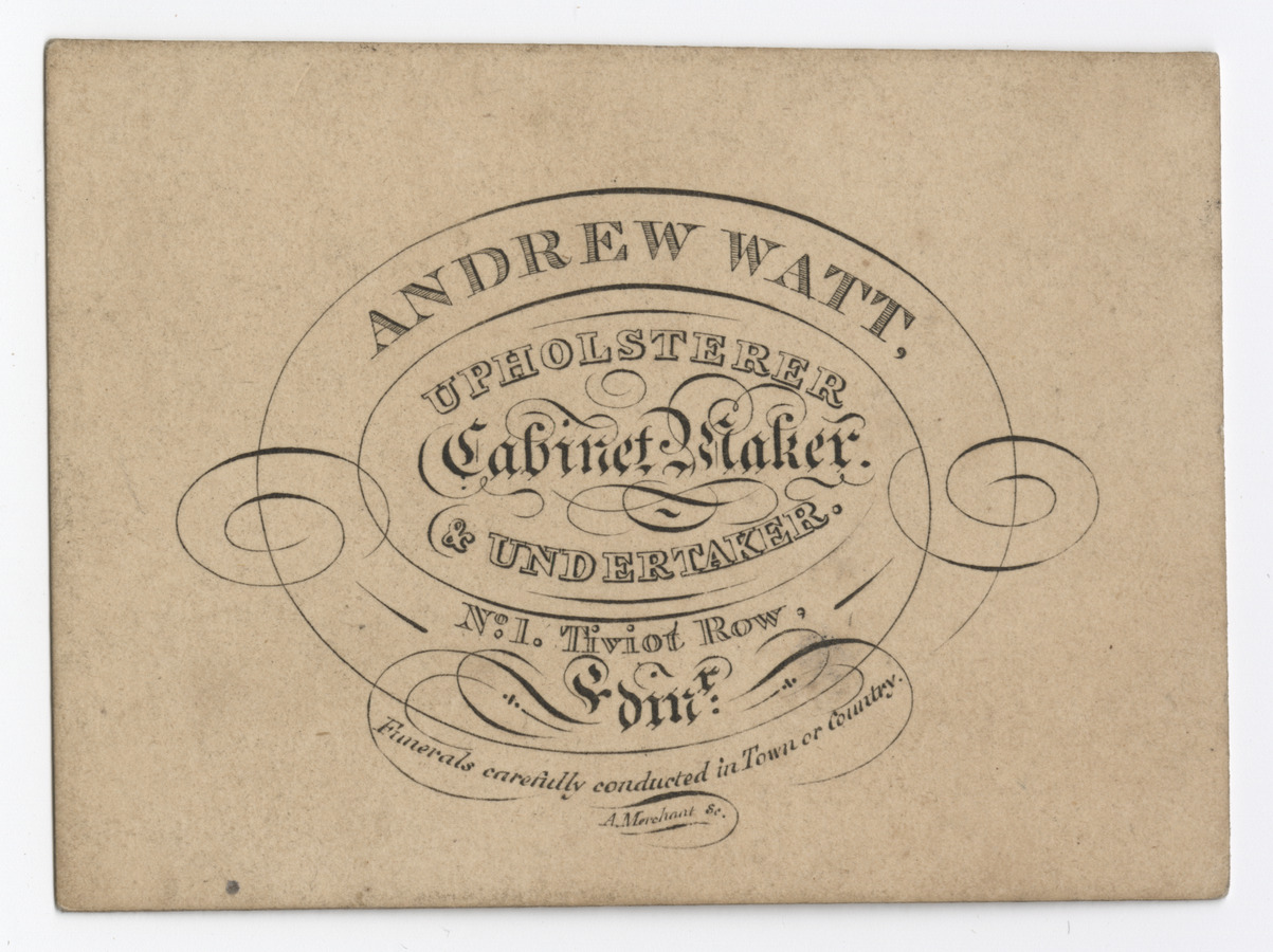 Andrew Watt trade card - image 1