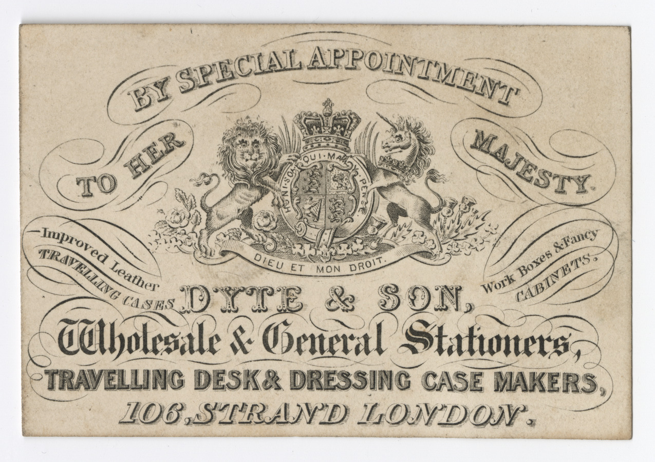 Dyte & Son trade card - image 1