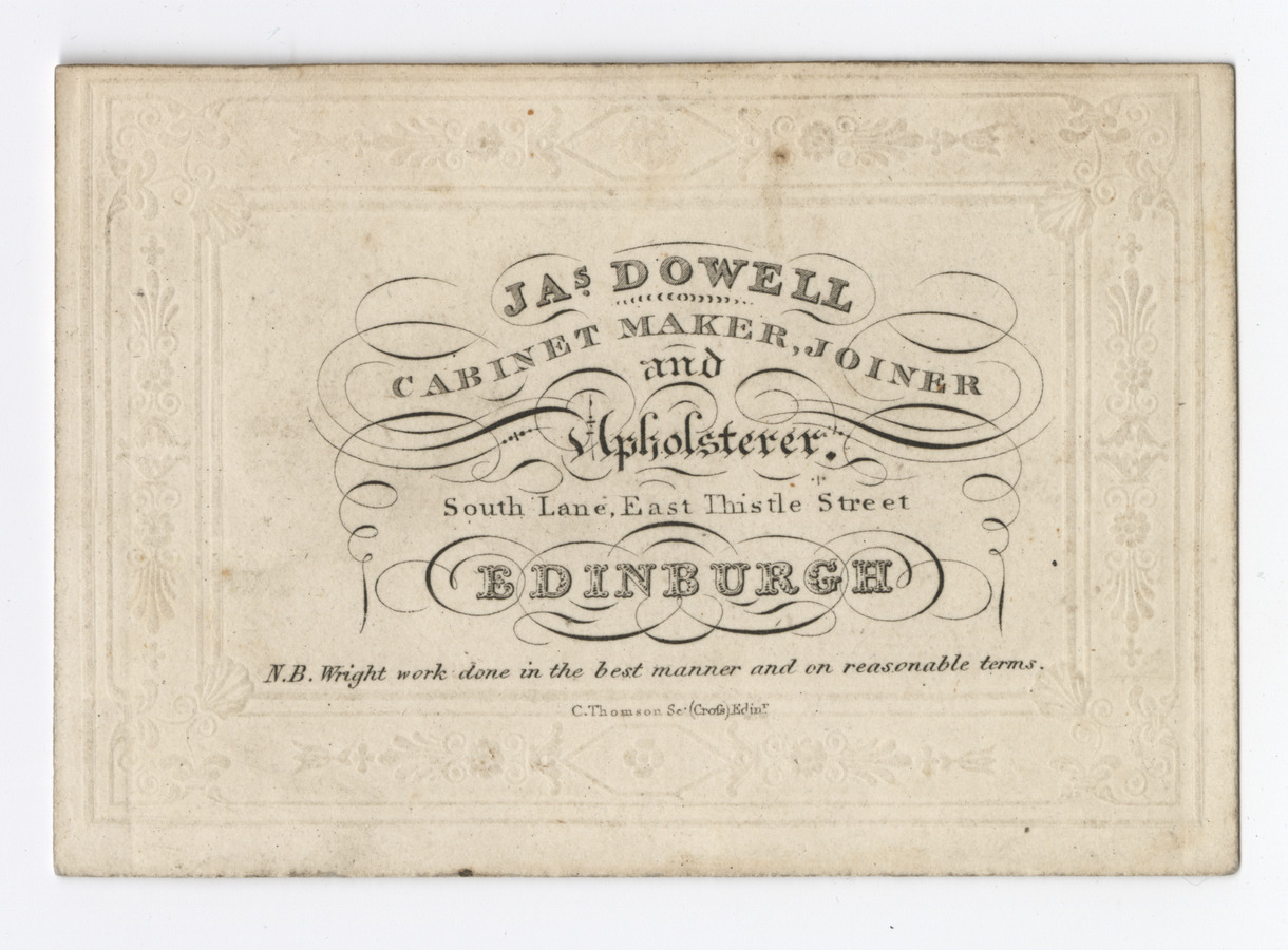 James Dowell trade card - image 1