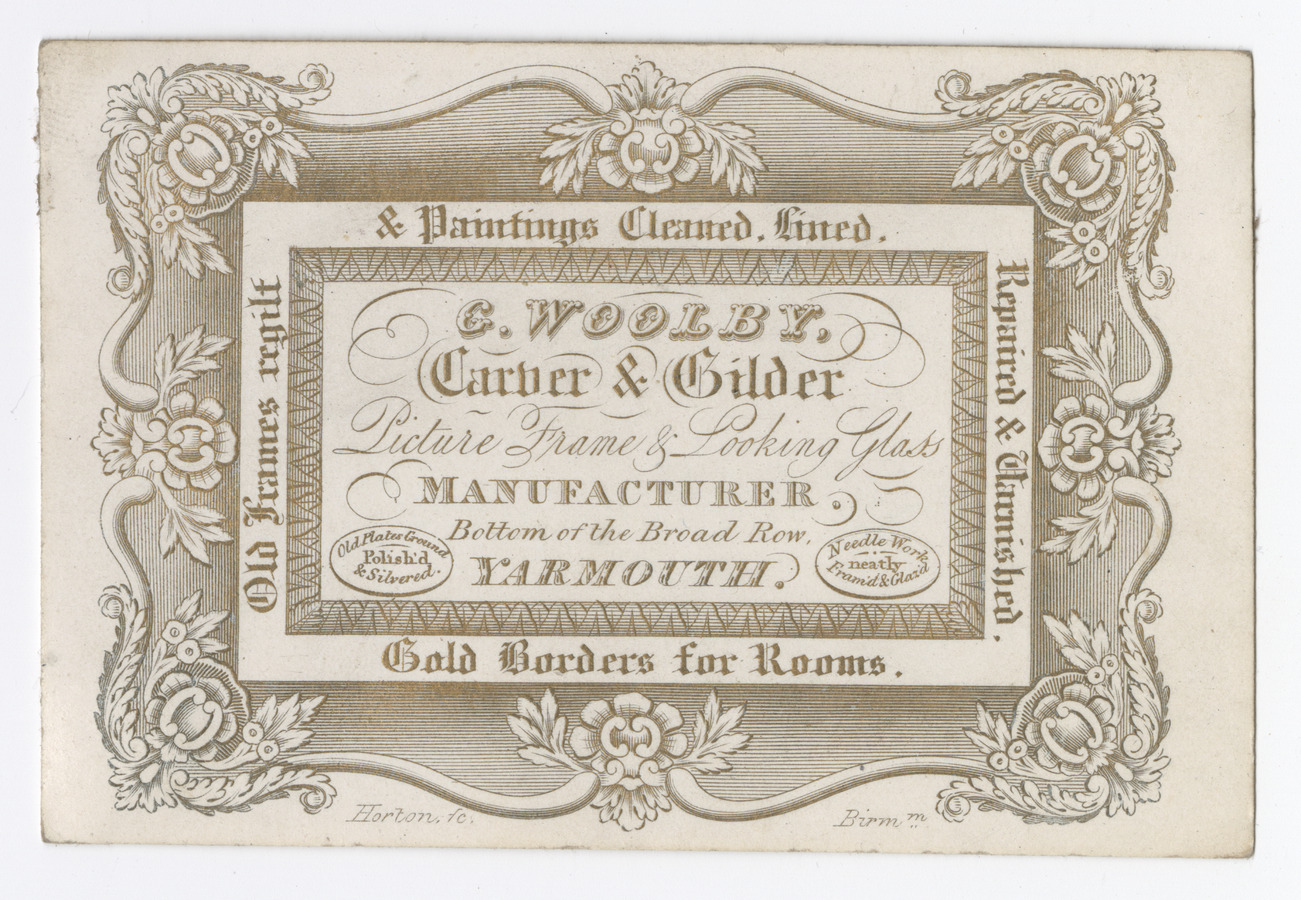 G. Woolby trade card - image 1