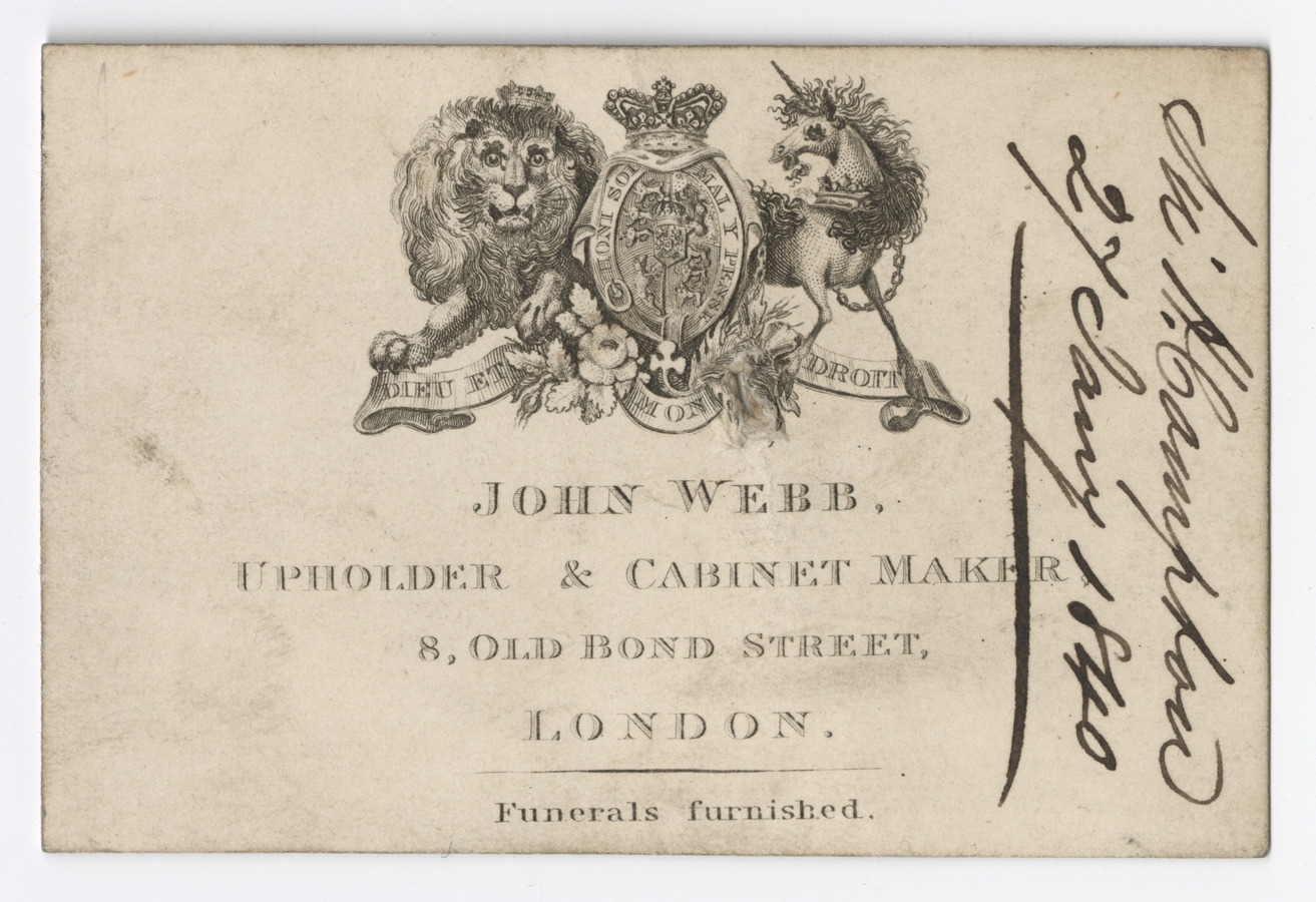 John Webb trade card - image 1