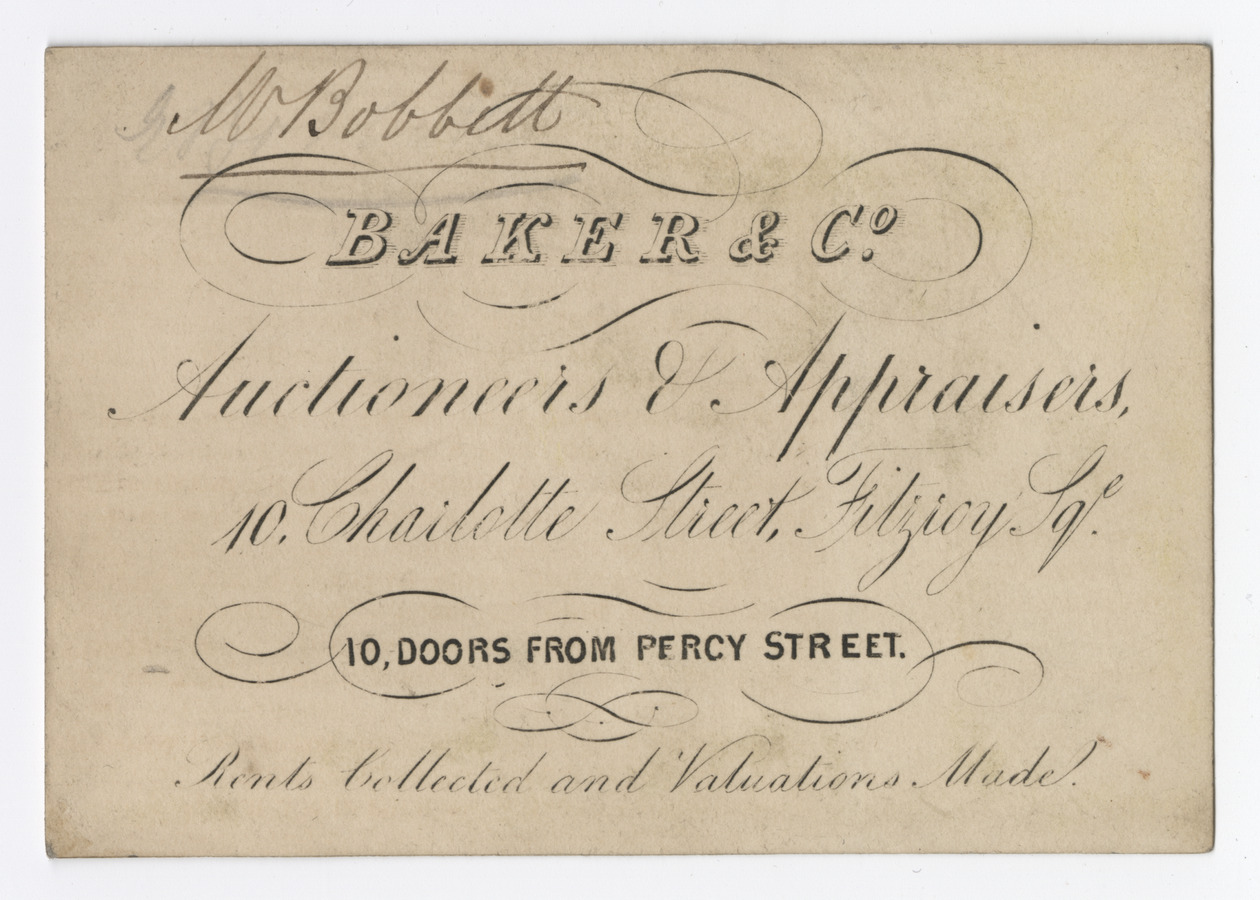 Baker & Co. trade card - image 1