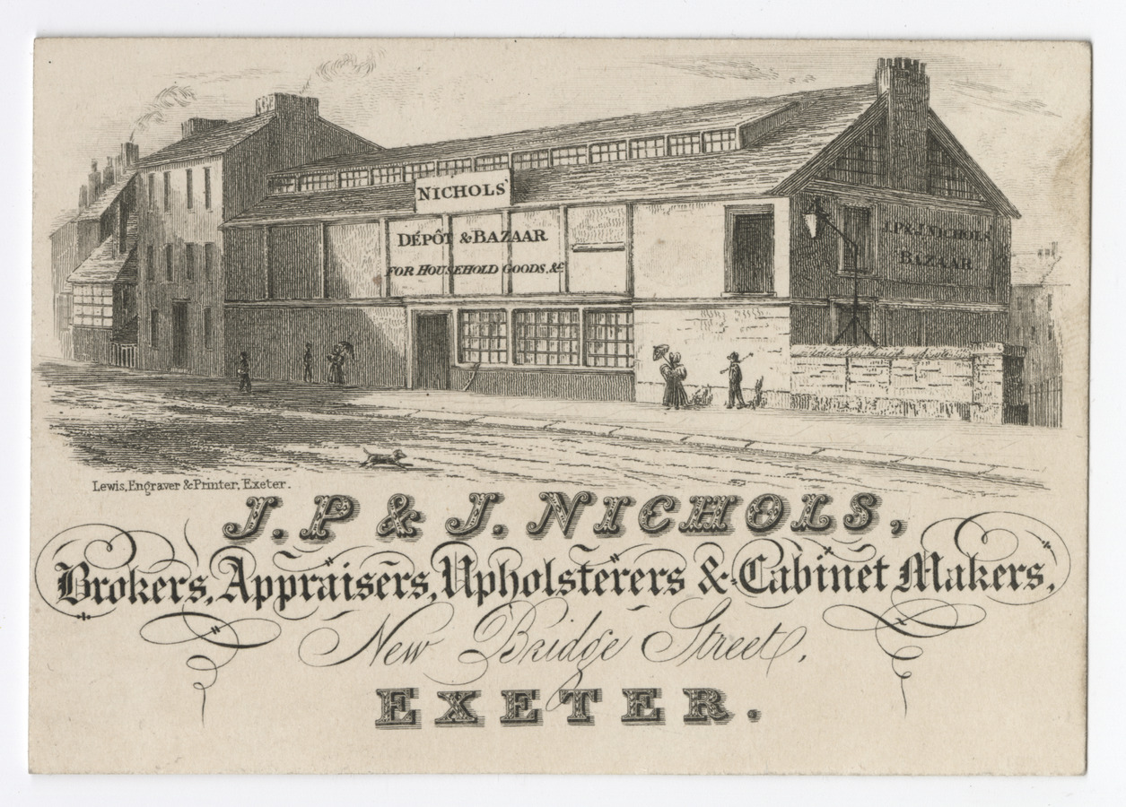 J. P. & J. Nichols trade card - image 1