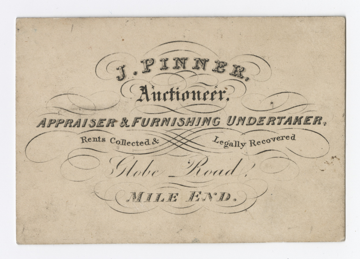 J. Pinner trade card - image 1