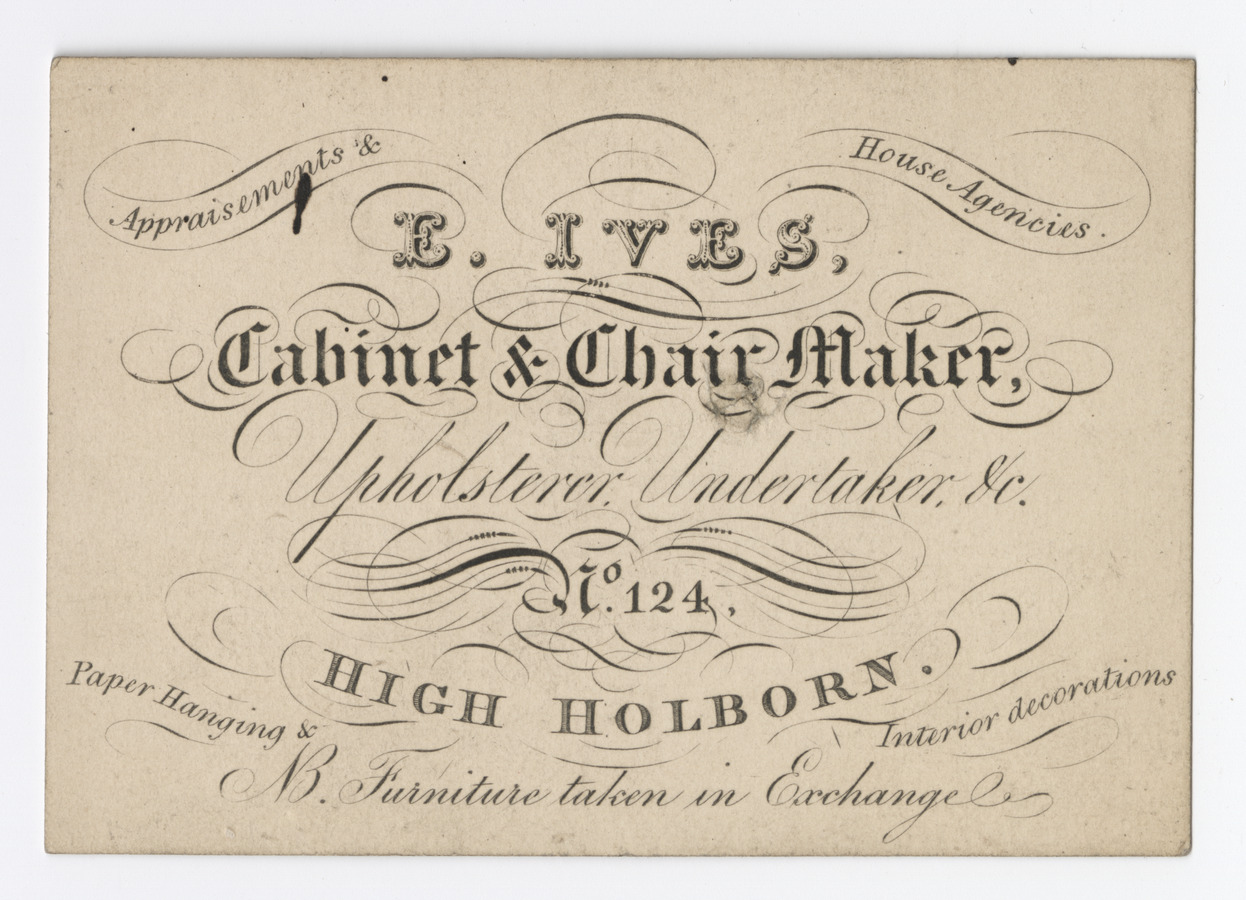 E. Ives trade card - image 1