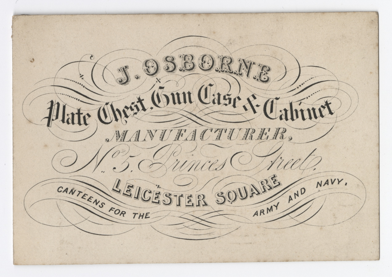 J. Osborne trade card - image 1