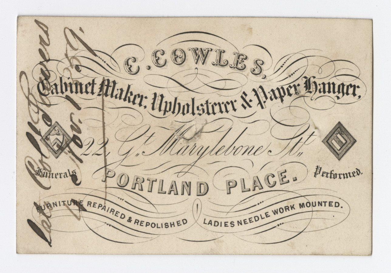 C. Cowles trade card - image 1