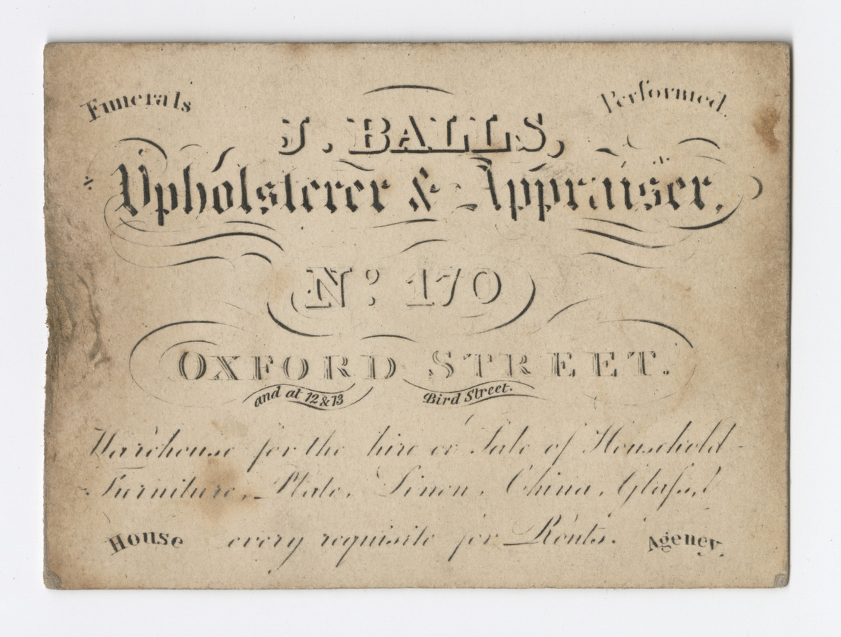 J. Balls trade card - image 1