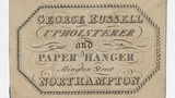 George Russell trade card