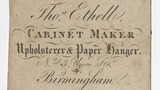 Thomas Ethell trade card