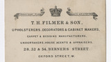 T. H. Filmer & Son trade card