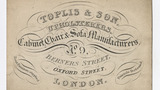 Toplis & Son trade card