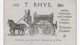 T. Rhys trade card