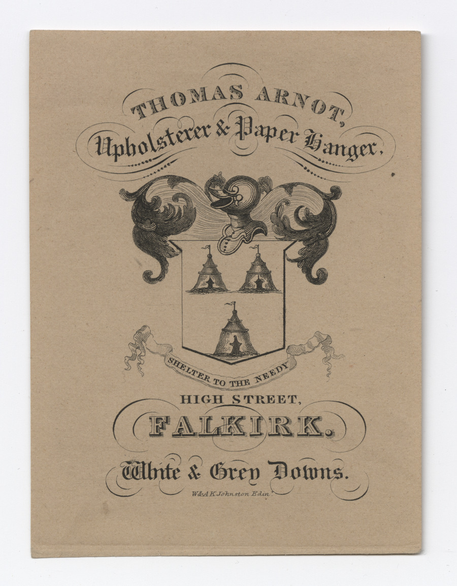 Thomas Arnot trade card - image 1