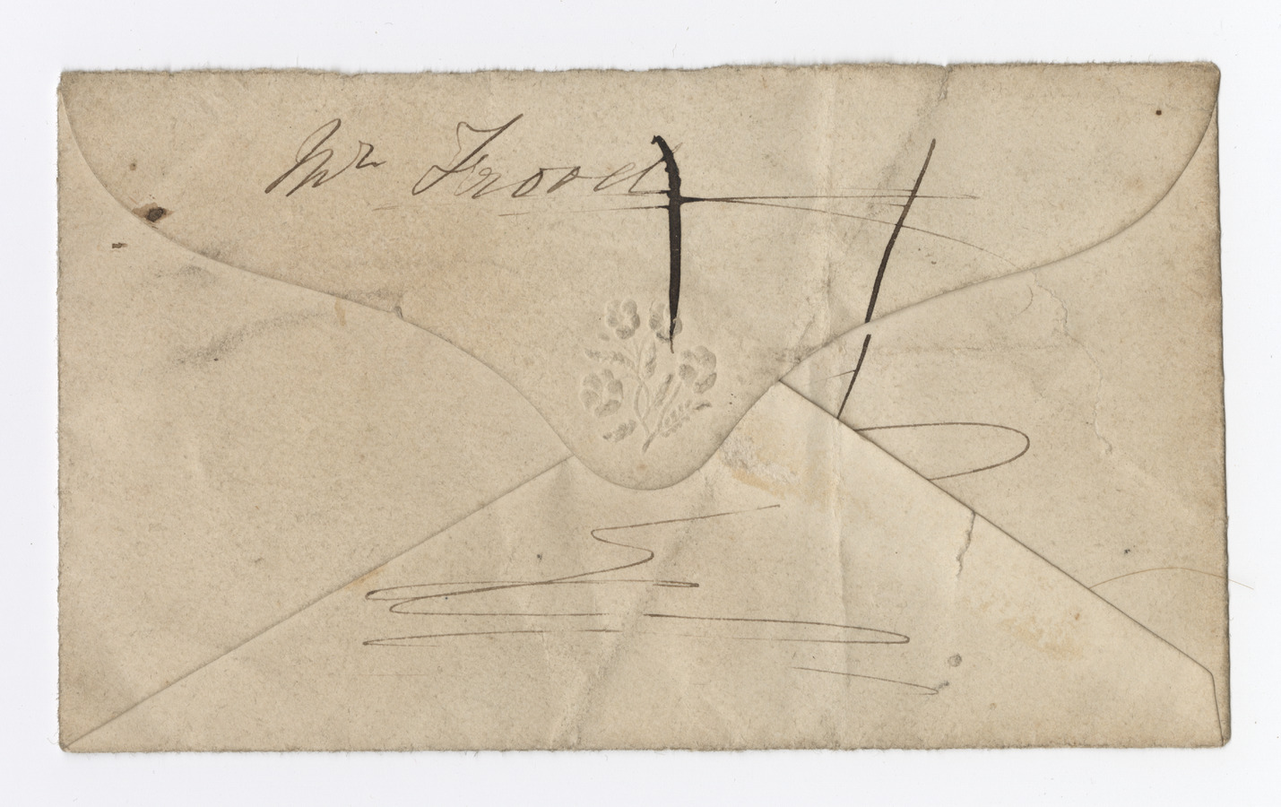 Ann Eliza Frood remembrance card and envelope - image 4