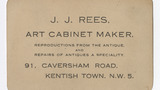 J. J. Rees trade card