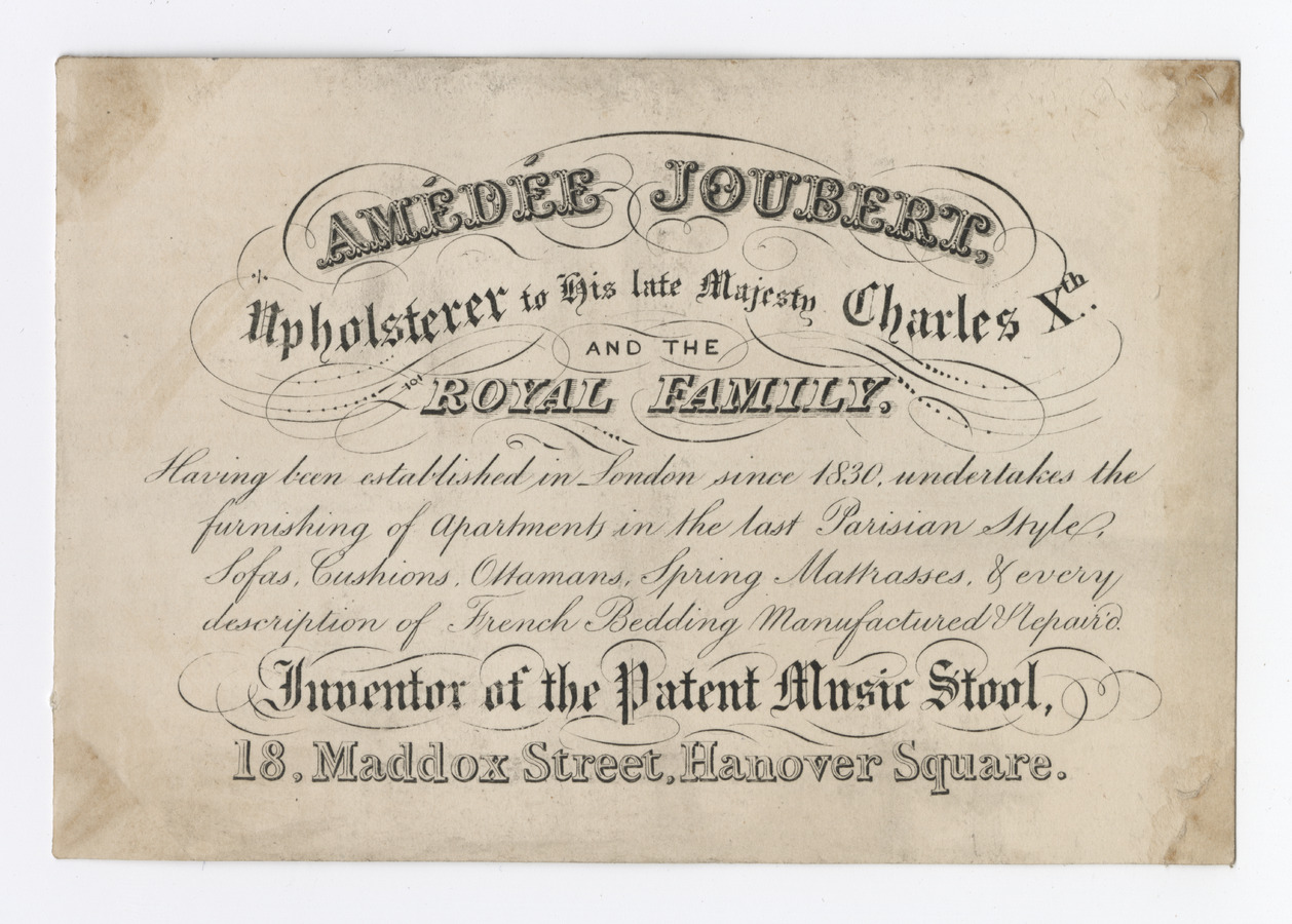 Amédée Joubert trade card - image 1