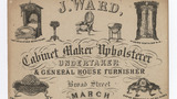 J. Ward trade card