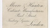 Moore & Hunton trade card