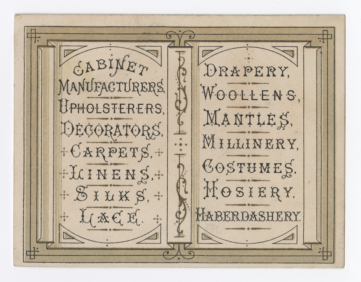 James Shoolbred & Company trade card - image 2