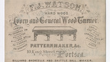 F. J. Watson trade card