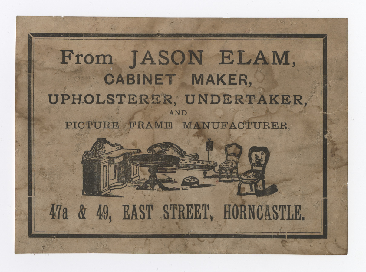 Jason Elam trade card (label) - image 1