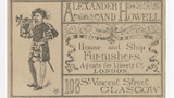 Alexander and Howell trade card