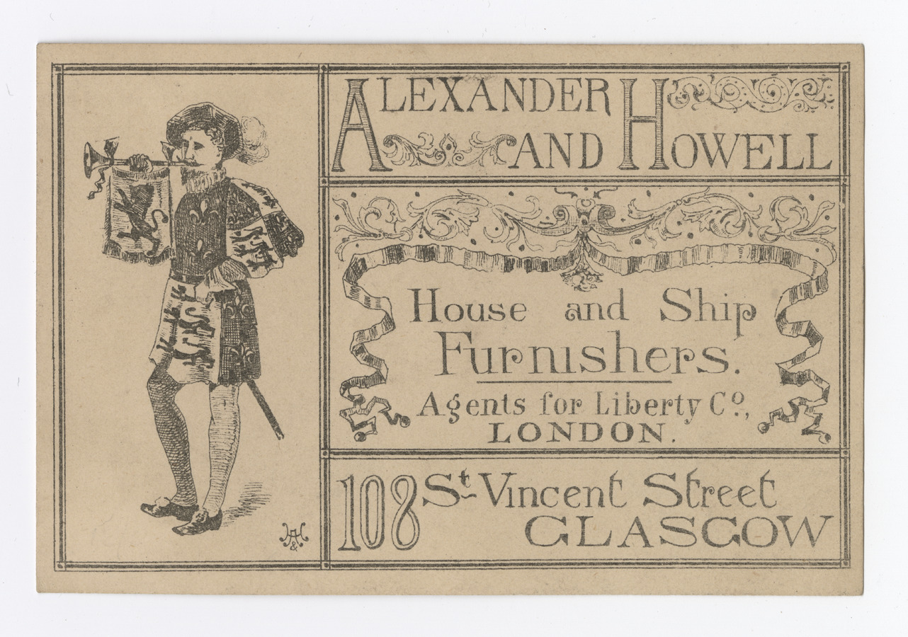 Alexander and Howell trade card - image 1