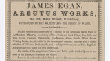 James Egan trade card