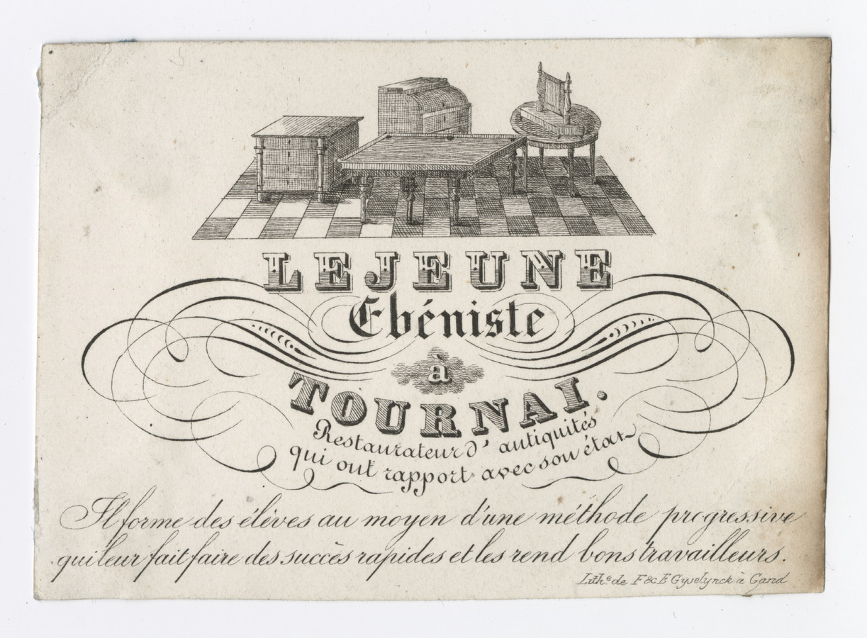 Lejeune trade card - image 1