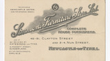 Simmon's Furniture Store Ltd trade card