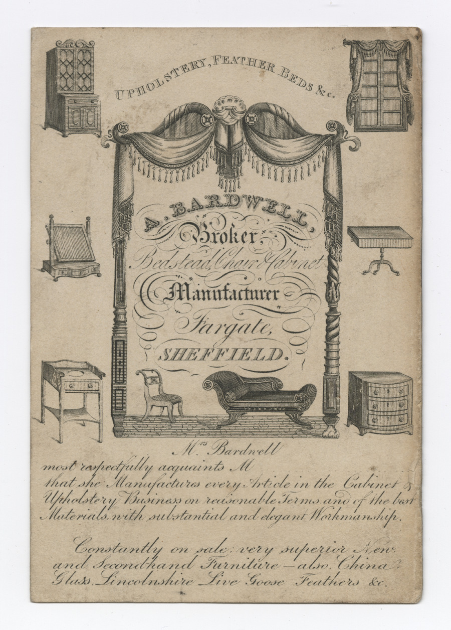 A. Bardwell trade card - image 1