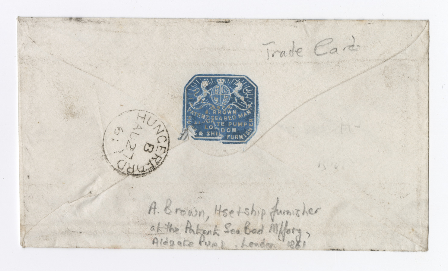 Envelope addressed to John Halcombe - image 2