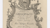 Gregory & Co. trade card