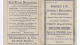 Womersley & Co. trade card (advertisement)